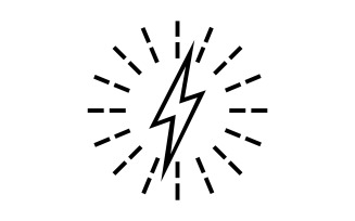 Strom thunderbolt lightning vector logo v8