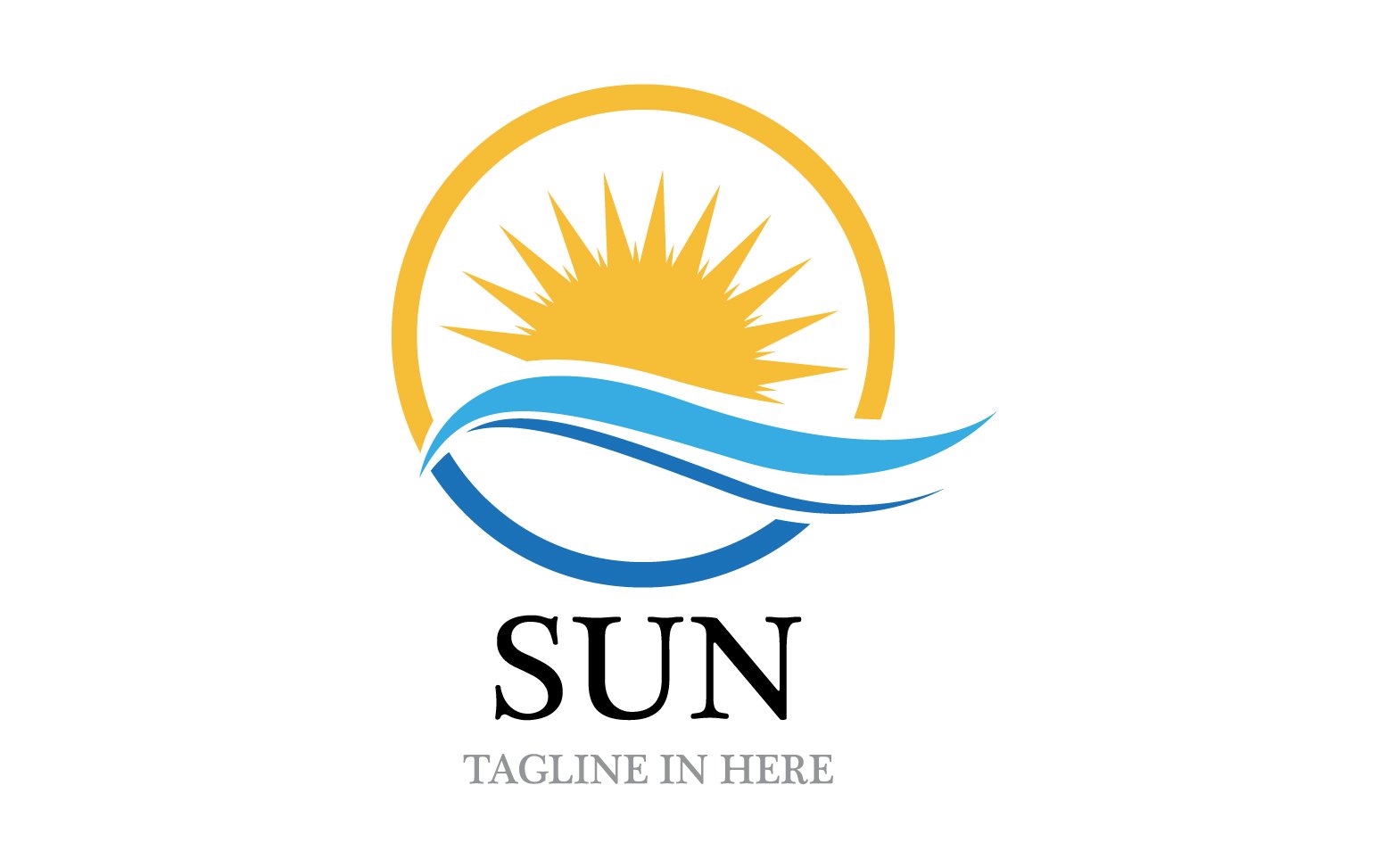 Template #348734 Sun Icon Webdesign Template - Logo template Preview