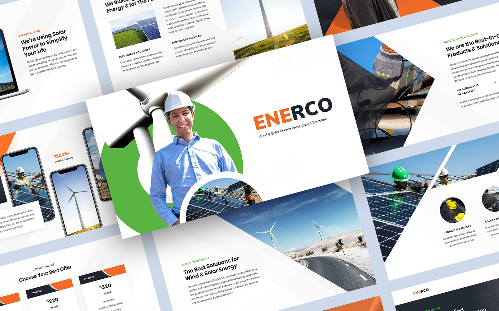 Enerco - Renewable Energy Presentation PowerPoint Template