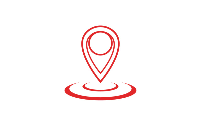 Maps location icon logo share v2 Logo Template