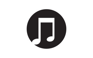 Music sound player app icon logo v12