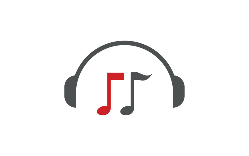 Music sound player app icon logo v6 Logo Template