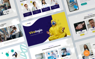 Virologic Virus Disease Education Presentation Google Slides Template