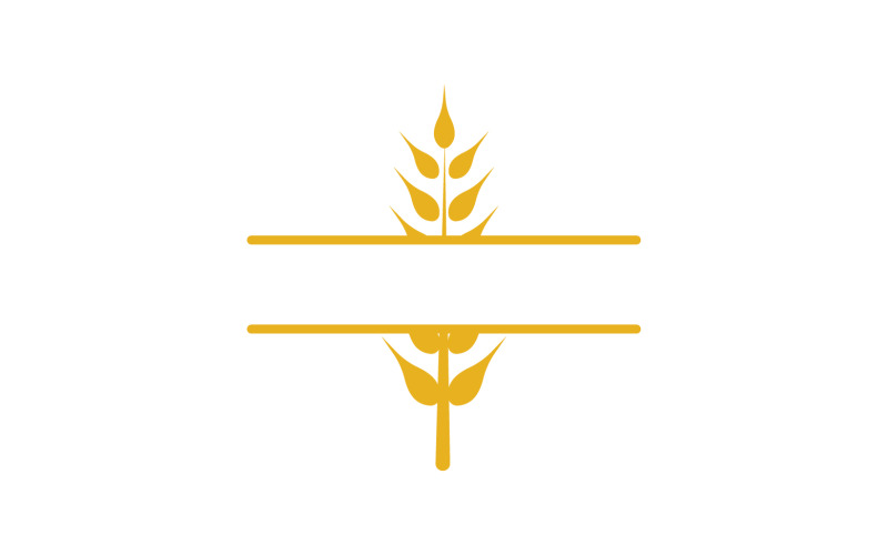 Wheat oat rice logo food v5 Logo Template