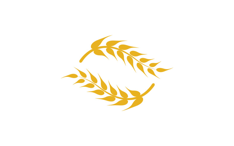 Wheat oat rice logo food v6 Logo Template