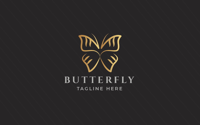 Template #348814 Beauty Butterfly Webdesign Template - Logo template Preview