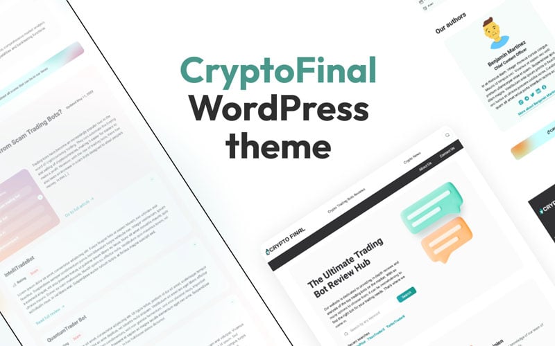 CryptoFinal – CRO and SEO optimized for Crypto, NFT, Tech Affiliate Reviewers WordPress Themes 348859