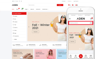 Aden - Website Template for Fashion Stores & Multi-Vendor Marketplace