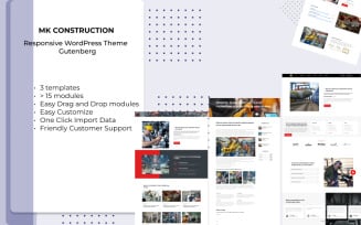 Construction - Responsive Wordpress Themplates for Construction, Business