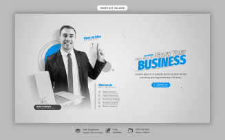 Creative Business Agency And Corporate Social Media Cover Template