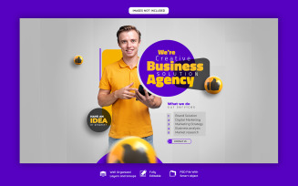 Creative Business Agency Social Media Cover Template