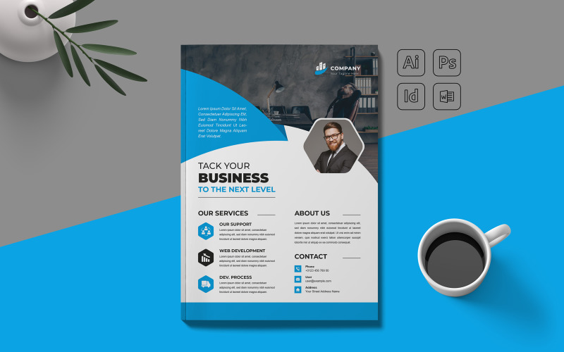 Poster Flyer Template Brochure Cover Corporate Identity