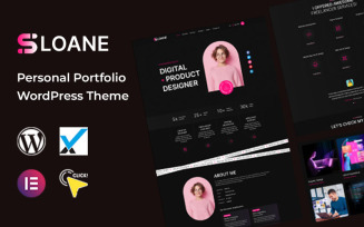 Sloane - Personal Portfolio CV/Resume WordPress Theme