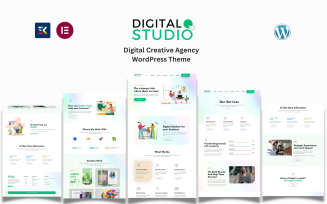 Digital Studio- Creative, Marketing & Web Agency WordPress Theme