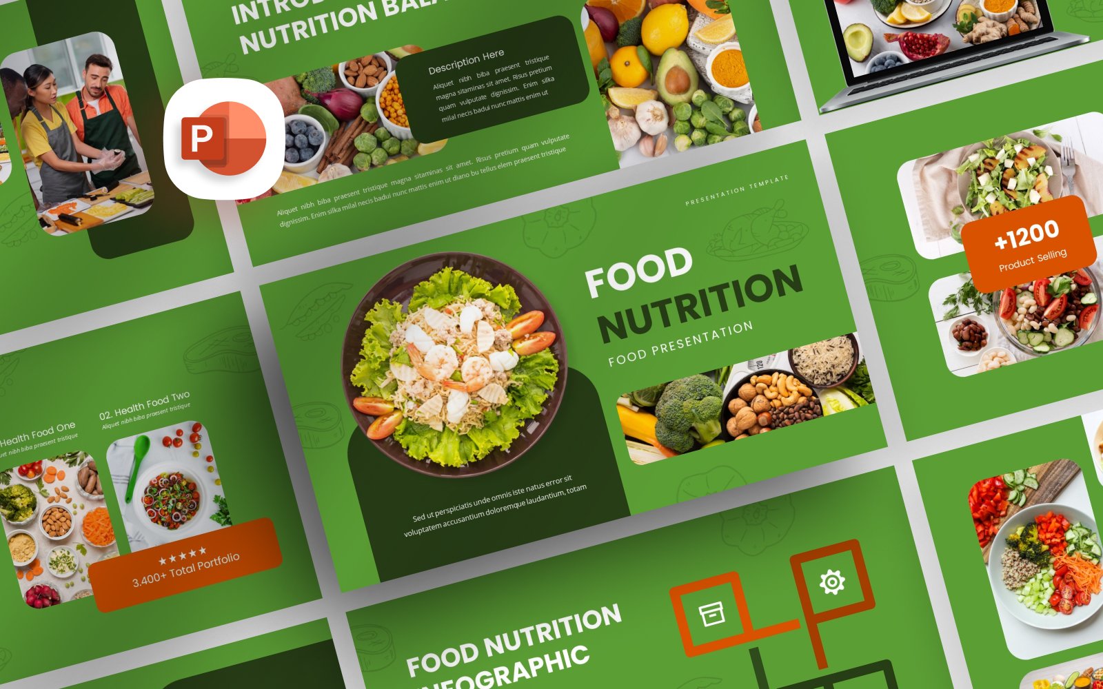 Kit Graphique #349235 Nutrition quilibre Divers Modles Web - Logo template Preview