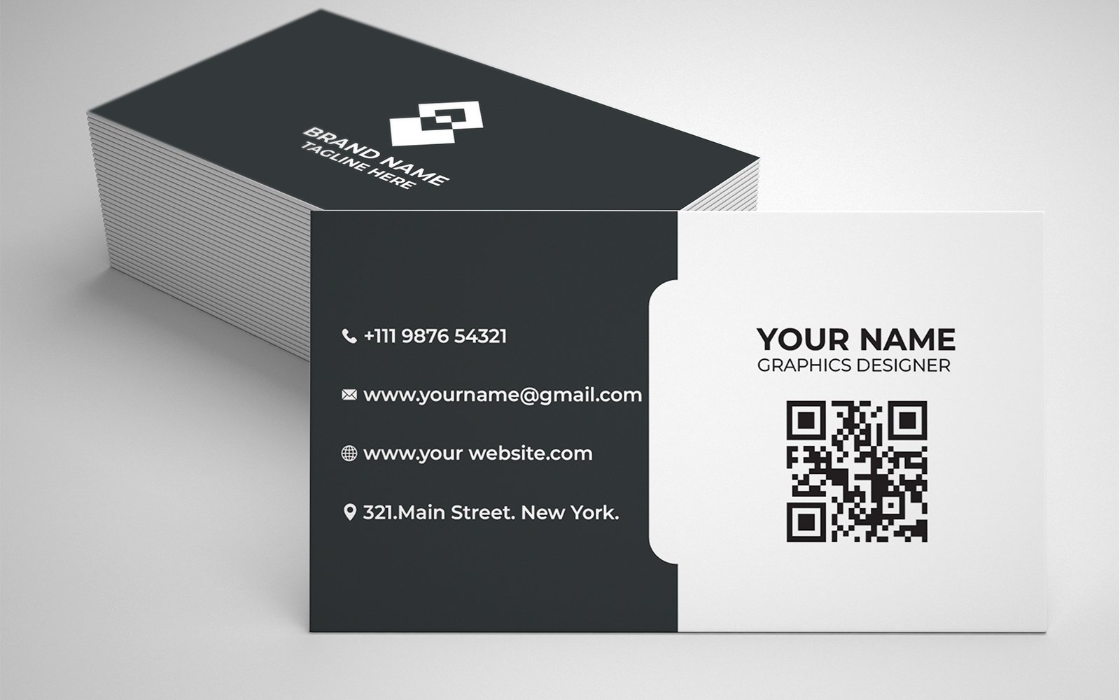 Template #349244 Card Clean Webdesign Template - Logo template Preview