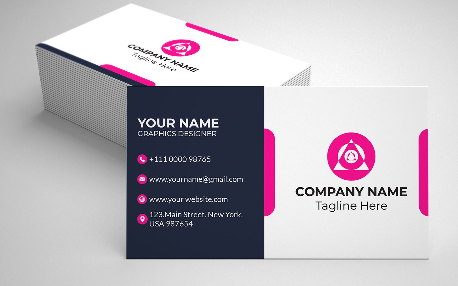 Template #349245 Card Clean Webdesign Template - Logo template Preview