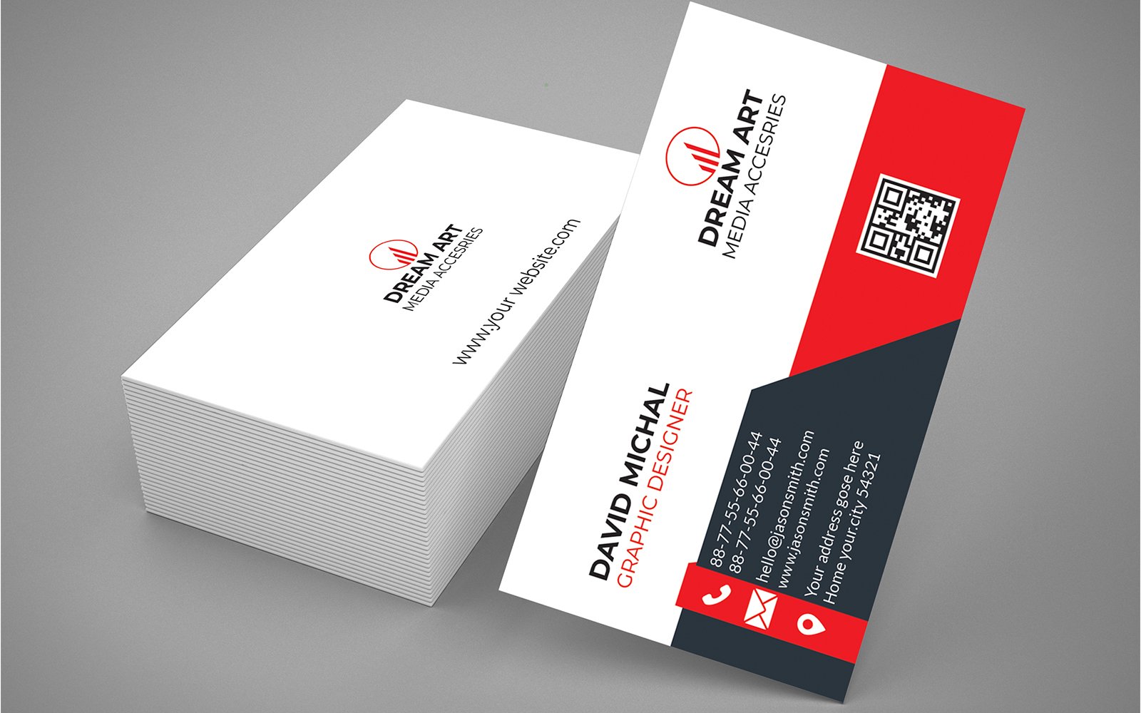 Template #349247 Card Clean Webdesign Template - Logo template Preview
