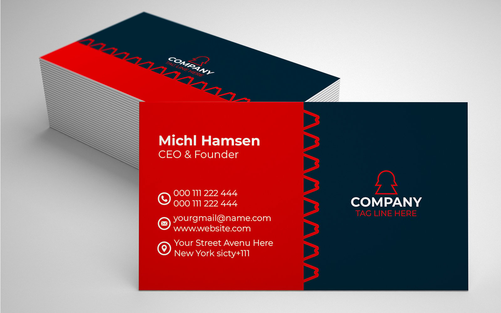 Template #349253 Card Clean Webdesign Template - Logo template Preview