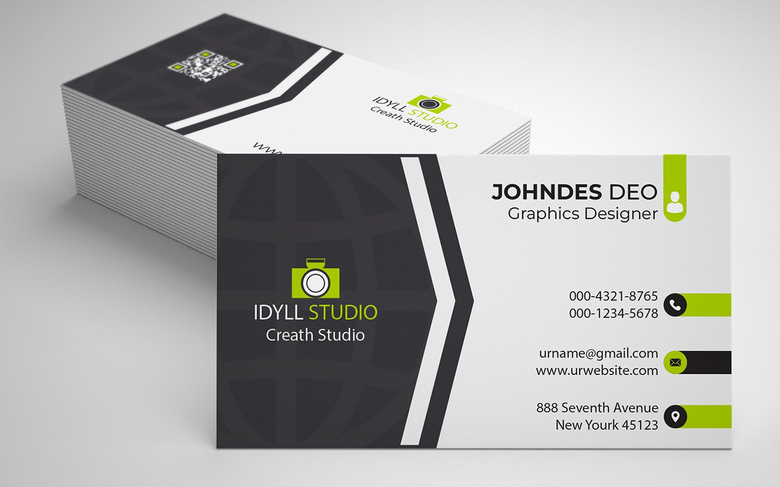 Template #349255 Card Clean Webdesign Template - Logo template Preview
