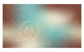 Background Image 14400x8100px In Teal And Red Color Scheme With Lotus