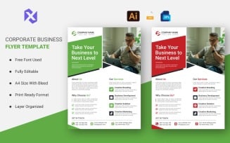 Corporate Flyer Template for Growth