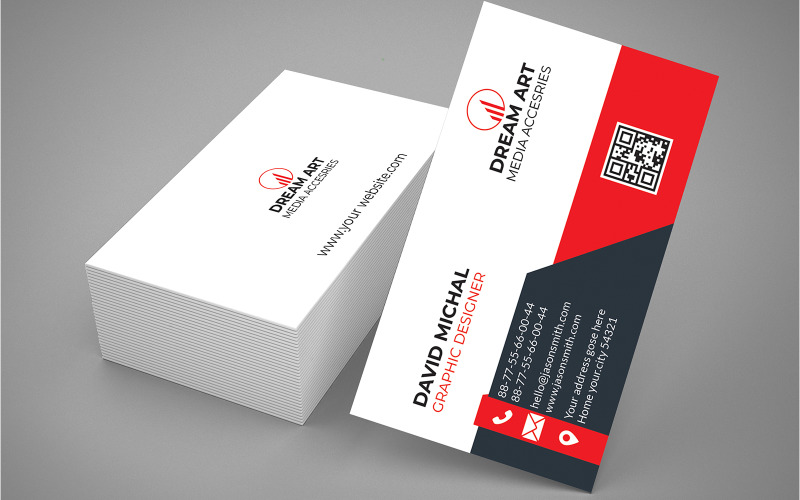 Full Colour Quality Business Cards Template Corporate Identity
