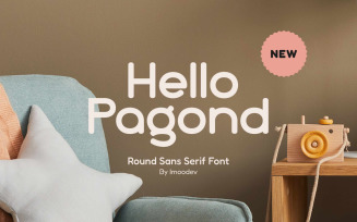 Hello Pagon - Round Geometric Sans