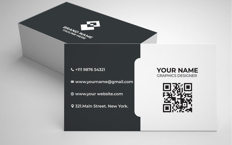 Minimalist Business Card Template-01 Corporate Identity