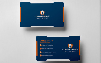Modern and Clean Business Card Design Template