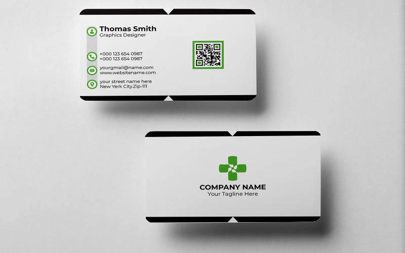 Modern creative business card and name card Corporate Identity