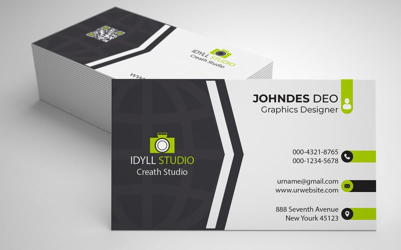 Rounded Corner Business Cards | Personalized Business Cards Design Corporate Identity