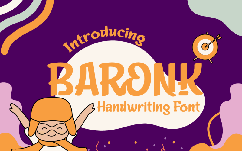 BARONK | Handwriting Display Font