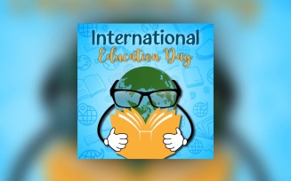 International Education Day Social Media Post Design