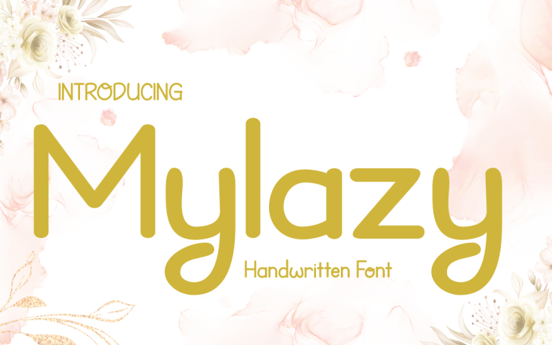 Mylazy | Handwriting Display Font