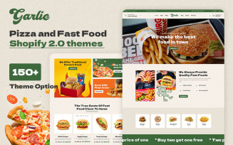 Garlic - Pizza & Fast Food Shopify 2.0 themes