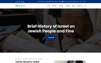 Jewish Community & Synagogue Html Template