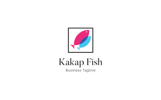 Kakap Fish Logo Design Template
