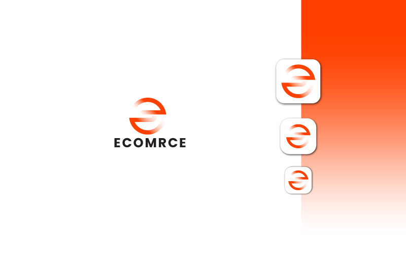 Professional Letter E Logo Design With Branding Guidelines Logo Template