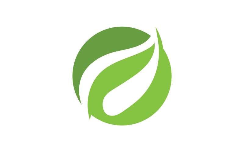 Eco green nature tree element logo v.2 Logo Template