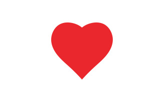 Heart love valentine element logo vector v.2