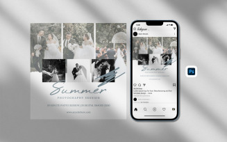 Instagram Template - Summer Instagram Photo Mini Session Template
