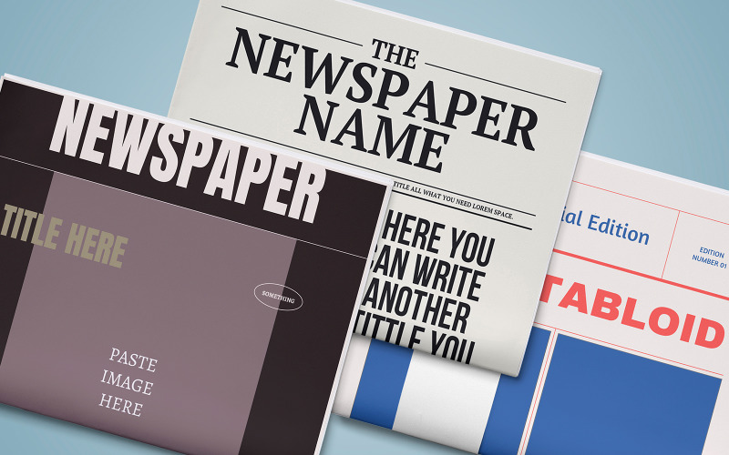 Newspaper Quick Illustrator Pages Templa Magazine Template