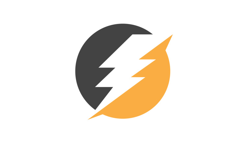 Strom thunderbolt flash lightning logo v.10 Logo Template