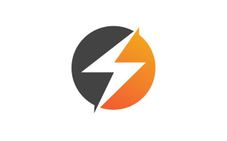 Strom thunderbolt flash lightning logo v.11