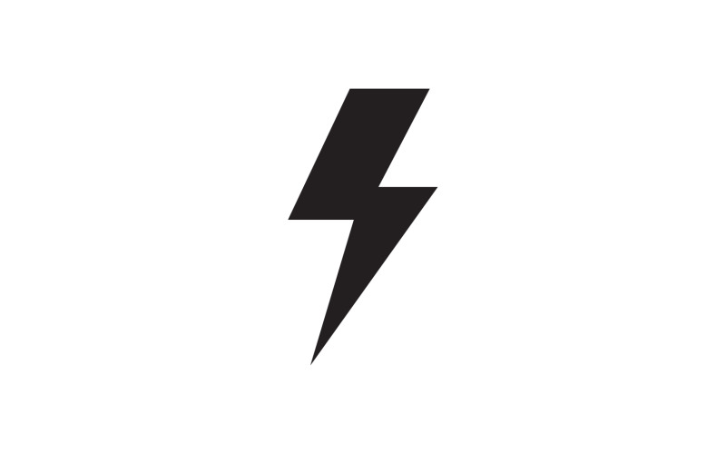 Strom thunderbolt flash lightning logo v.8 Logo Template