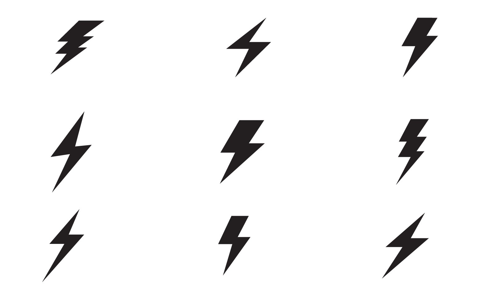 Kit Graphique #349609 Flash Symbole Divers Modles Web - Logo template Preview