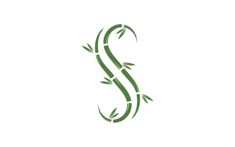 Bamboo tree logo vector v.13 Logo Template