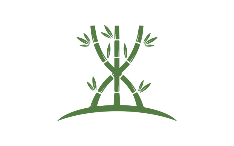 Bamboo tree logo vector v.14 Logo Template