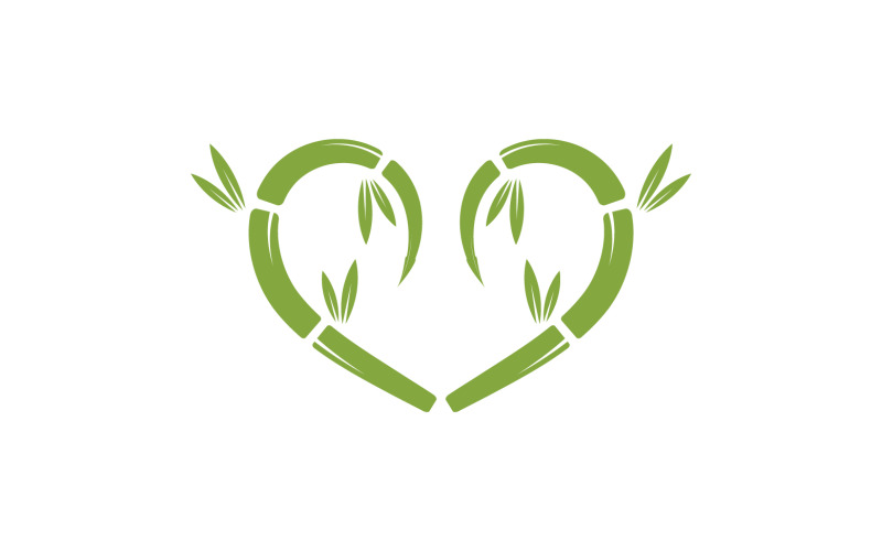 Bamboo tree logo vector v.16 Logo Template